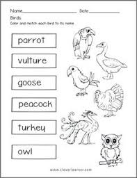 Birds And Their Names Preschool Worksheets Preschool Worksheets Printable Preschool Worksheets Preschool