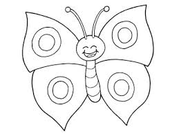Download this free outline of a cartoon butterfly sketch that can be used as a simple or easy coloring page for kids. Butterfly Coloring Pages Free Printable From Cute To Realistic Butterflies Easy Peasy And Fun