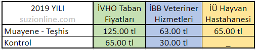 Veteriner Muayene Ucretleri Kedi Asi Fiyatlari 2019 Suzionline