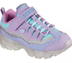 Skechers Girl S S Lights Ice D Lites Snow Spark Sneakers Lavender Turquoise 11 0 Sneakers Looks Light Up Sneakers Skechers