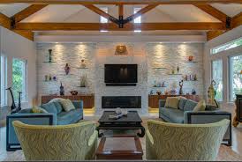 While the heart of the home is thought to be the kitchen, isn't it fair to say the living room is where we spend the most time relaxing? 20 Wooden Floating Shelves In The Living Room Home Design Lover