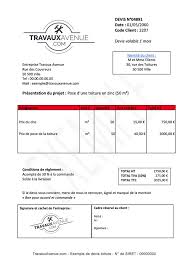 Bonjour tout le monde, je. Prix D Une Toiture Et Exemple De Devis Toiture