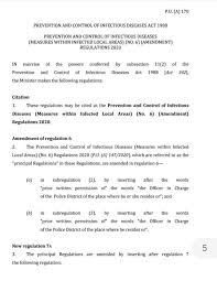 Recommendations of the immunization practices advisory committee (acip). Cmco Series Updates 22 5 2020 Of The Prevention And Control Of Infectious Diseases Measures Within Infected Local Areas No 6 Amendment Regulations 2020 Burgielaw