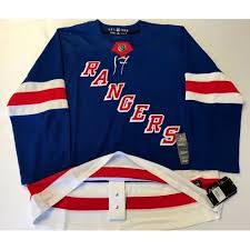 New York Rangers Size 46 Sz Small Adidas Hockey Jersey Climalite Authentic