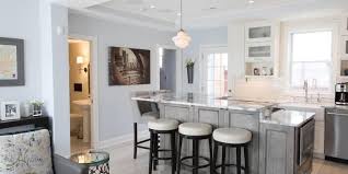 kitchen island design in two levels