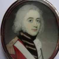 My 5 × great grandfather, Colonel Charles "Black" Robertson. Don't let the  red coat fool you. His grandfather came over to America from the Highlands  of Scotland, belonging to clan Donnachaidh. Col