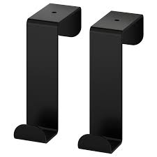 Skogsviken Hook For Door Black Ikea In 2020 Ikea Black Towel Rail Black Towels
