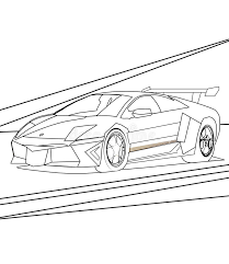 Sometimes used cars are purchased from individuals rather than dealerships, which can require more of the buyer's participation in the process of transferring the ti. Super Car Coloring Page Stock Illustration Illustration Of Book 86204950
