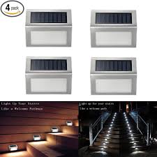 Ithird Solar Powered Step Lights Solar Deck Light Ithird Solar Lights