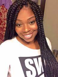 Jumbo Box Braids Boxbraids I Absolutely Love Box Braids Protectivestyle Fashion Hairjunkie Braidjun African Hairstyles Hair Styles Braided Hairstyles