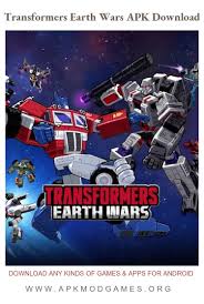 Transformers Earth Wars Apk Mod V9 1 0 610 Android Game Download In 2020 Transformers War Android Games