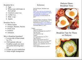 There are renal diet restrictions. Brochure For Those On The Renal Diet