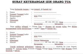 31 contoh surat pengunduran diri surat resign kerja dengan alasan. Contoh Surat Izin Orang Tua Untuk Bekerja Dan Keperluan Lainnya Contoh Surat