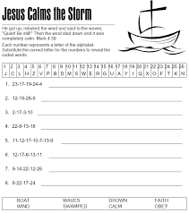 The miracles jesus coloring pages printable about adult. Jesus Calms The Storm Decoder Sermons4kids