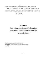 25 decembrie 1989, târgoviște, dâmbovița, românia) a fost un dictator român, secretar general al partidului comunist român, șeful de stat al republicii socialiste românia din 1967 până la căderea regimului comunist, survenită în 22 decembrie 1989. Doc Represiunea Religioasa In Romania Comunista Studiu De Caz Cultele Neoprotestante George Spiridon Academia Edu
