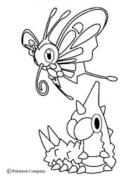 Pokemon Battles Coloring Pages Wurmple And Beautifly Pokemon Coloring Pages Cool Coloring Pages Coloring Pages
