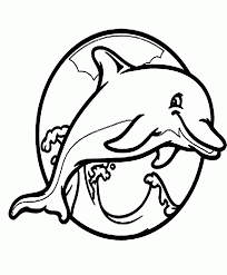 Coloring pages are fun for children of all ages and are a great educational tool that helps children develop fine motor skills, creativity and color recognition! Cute Dolphin Coloring Page Novocom Top