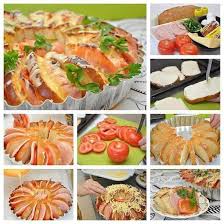 Broche Salee Brioche Tranchee Jambon Tomates Oeufs Lait Fromage Persil Cobbler Recipes Food Baked Sandwiches