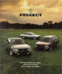 publicitaire couverture dpliant peugeot ducouverture du depliant publicitaire peugeot 505 1985 peugeot cars trucks old classic cars