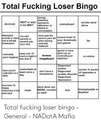 Los jugadores juegan con cartones con números aleatorios escritos en ellos, dentro del rango correspondiente. Depression Bingo Meme Apsgeyser