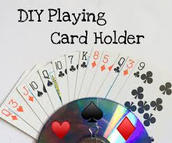 Here's what they look like before you fold them. Diy Playing Card Holder 5 Steps With Pictures Instructables