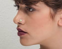 Large Indian Nose Stud Nose Pin Large Nose Stud Nose Screw Nostril Stud 22g 20g 18g 16g Solid 14k Yellow Gold Stud Sku 90 Nose Stud Nose Jewelry Nose Stud Sizes