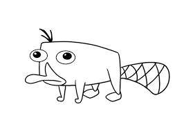 Printable agent perry the platypus coloring pages kids sheet cartoon. Perry The Platypus Coloring Pages