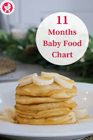 11 Months Baby Food Chart With Indian Recipes