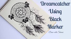 Check spelling or type a new query. How To Draw Dream Catcher Using Black Marker Diy Dream Catcher Drawing Youtube