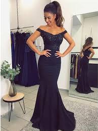 The soft feminine look of a navy lace dress is perfect for both casual and formal events. Off Shoulder Navy Blue Lace Mermaid Prom Dresses Navy Blue Lace Bride Jbydress