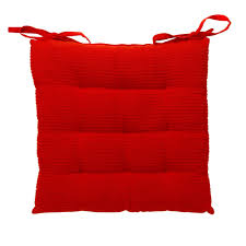 Coussin De Chaise Rouge Rouge Bamba Les Coussins De Chaise Coussins Decoratifs Linge De Maiso Galette De Chaise Chaises Rouges Coussin Chaise