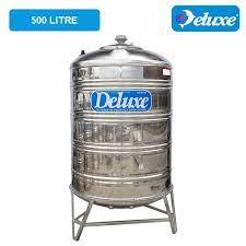 Harga tangki / tandon air stainless profil tank ps 550. 500 Liter Deluxe Stainless Steel Round Bottom With Stand Water Tank Tangki Air Shopee Malaysia