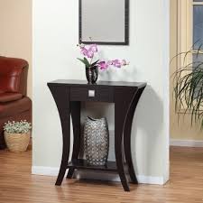 Brassex Inc Hallway Table With Storage Drawer Silver Entry Console Table Hallway Console Small Console Tables
