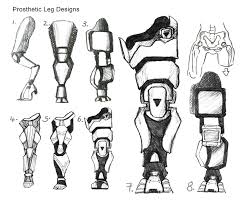 Leg is for both human and robotic interface. Artstation The Mechanic Prosthetic Limb Designs Chess Pearson