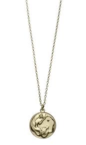 Zodiac Aquarius Aquarius Necklace Zodiac Necklaces Aquarius Pendant