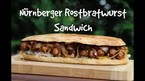 View the embedded image gallery online at: Sandwich Mit Original Nurnberger Rostbratwursten Sauerkraut Rostzwiebel Und Cheddar Youtube