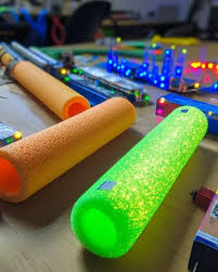 Cut a pool noodle, add LED lights, and transform your backyard with an  amazing glow!\" Learn more in the comments below...👇