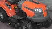 Husqvarna ts 38 fűnyíró traktor bemutató. Tuto Husqvarna Yth150 07 Courroies De Coupe Et De Traction Youtube