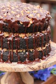 World S Best German Chocolate Cake With Coconut Pecan Filling Dark Chocolate Ganache Snowflakes Cof German Chocolate Cake Coconut Cream Cake Baking Cocoa