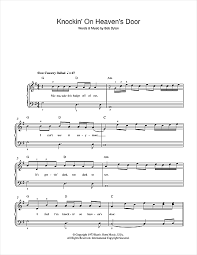F7m dm7 c f7m dm7 when i look into your eyes c i can see a love restrained f7m dm7 but darling when i hold you c don't you know i feel the same dm g nothing lasts forever c and we both know hearts can change dm g and it's hard to. Bob Dylan Knockin On Heaven S Door Sheet Music Download Pdf Score 197029
