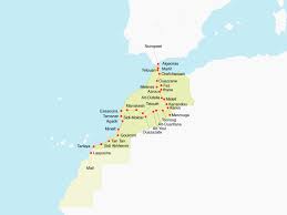 Marokko ligt in het noorden van afrika en heeft algerije en mauritanië als buurlanden. Map Marokko Stunningtravel