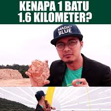 Berapa jarak 1 tahun cahaya sebenarnya. Ajar Kenapa 1 Batu 1 6 Km Facebook
