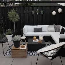 64 Ideas House Decor Modern Livingroom Black White Patio Decor Backyard Decor Patio Design