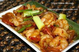 Udang Goreng Mentega Enak Dan Mudah Resep Masakan Dapur Arie Prawn Recipes Seafood Recipes Recipes
