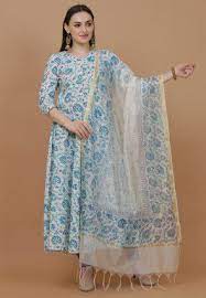 Wear a ball gown that has a bounce to it, so evening party wear long gowns are usually simple yet elegant. Floral Print Anarkali Suits Salwar Suits Online Latest Indian Salwar Kameez For Women At Utsav Fashion