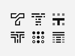 T Data Marks Minimal Logos Inspiration Logo Design Tile Logo