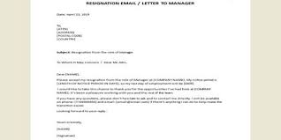 Sample Resignation Letter Of Manager - Assignment Point