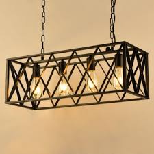 Fashion Style Metal Rectangle Industrial Lighting Takeluckhome Com