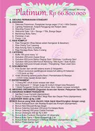 Jasa dekorasi pernikahan, akad, lamaran & bridal shower. Price List Wedding Organizer Jogja Pusat Wedding Organizer Yogyakarta