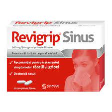 Adulti , varstnici si copii in varsta de si peste 15 ani Revigrip Sinus Comprimate X 20 Solacium Raceala Si Gripa